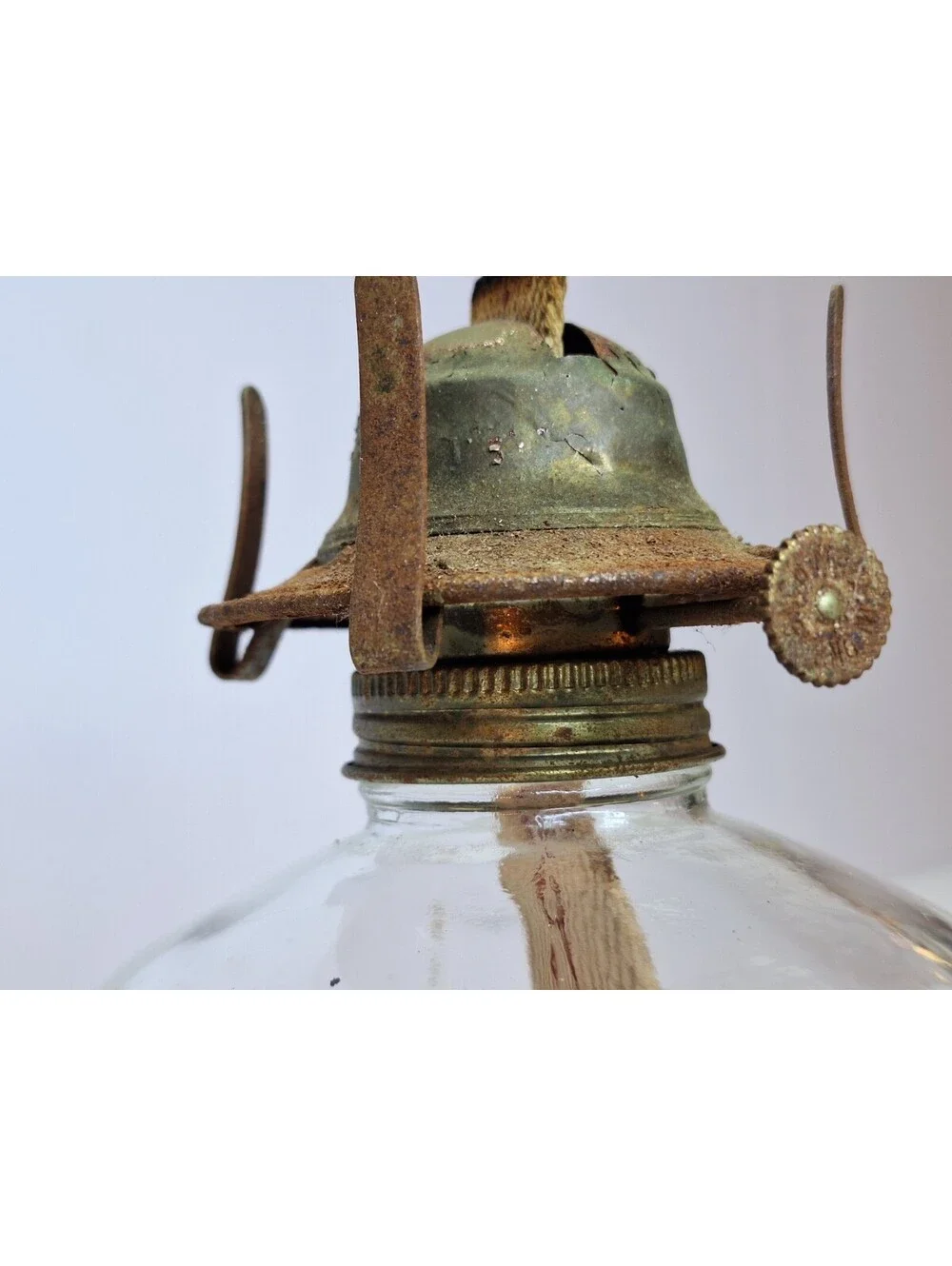 Antique clear glass